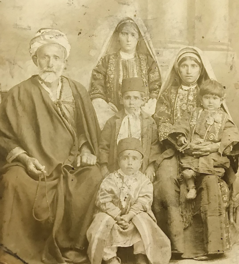 Abdallah Daoud Balat and Family, ca. 1908 – Ramallah Club Cultural ...